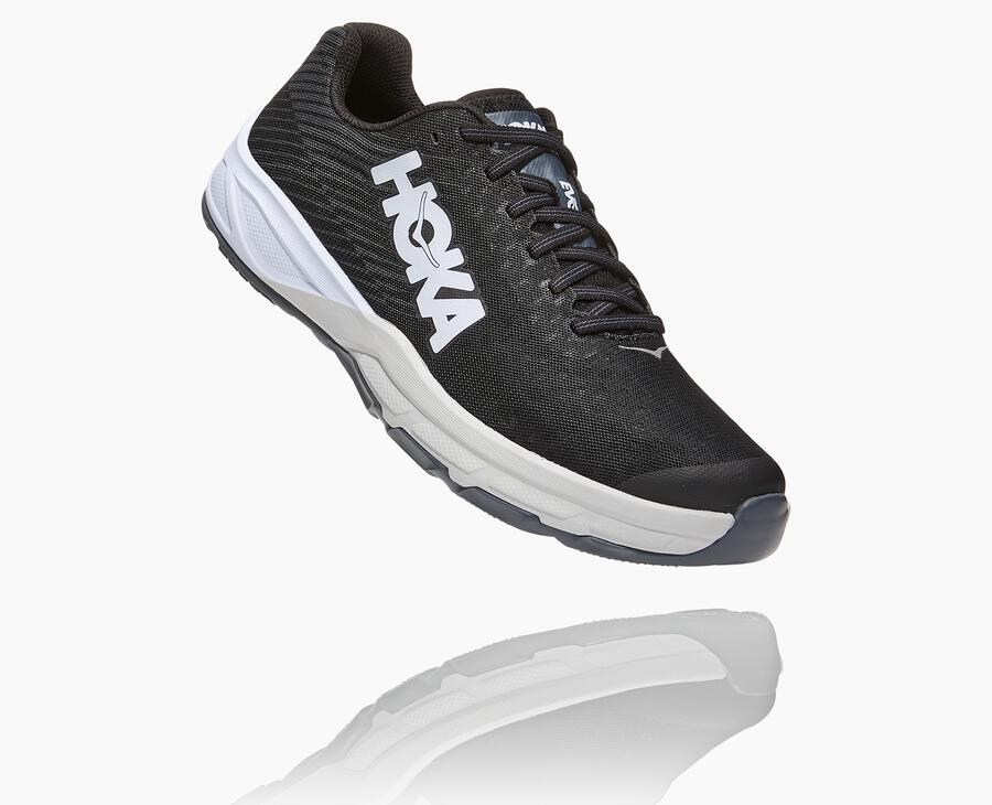 Tenis Hoka One One Feminino Pretas/Branco - Evo Carbon Rocket - 760-ILPOSV